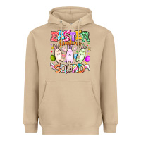 Mushroom Easter Hunting Squad Heavyweight Hoodie - CowhideDigitalArt