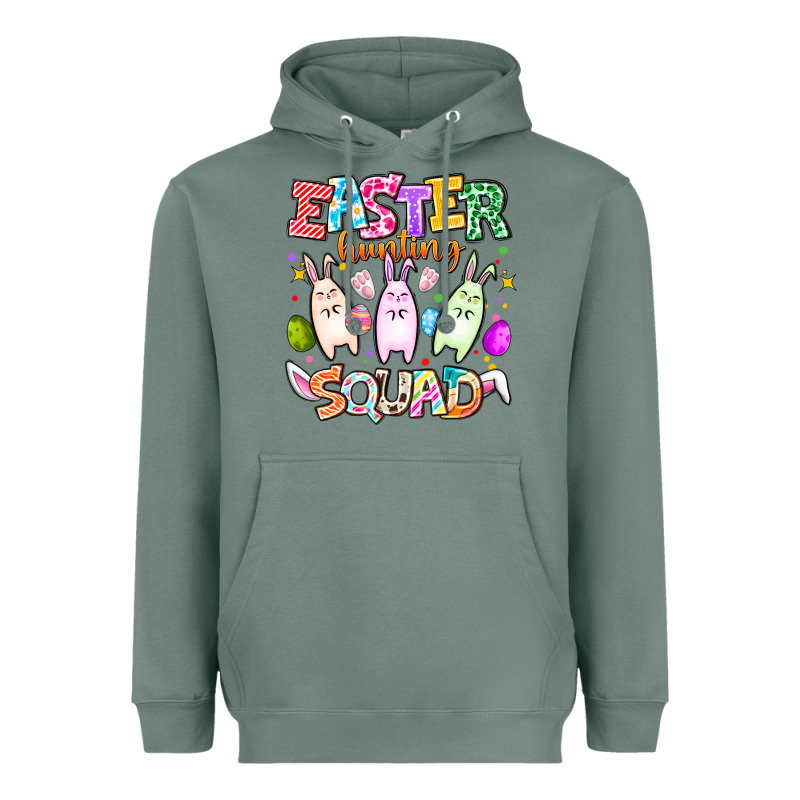 Easter Hunting Squad Heavyweight Hoodie by CowhideDigitalArt | Teevron