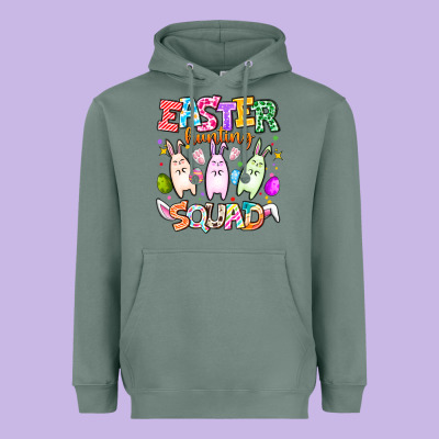 Easter Hunting Squad Heavyweight Hoodie Designed By Cowhidedigitalart
