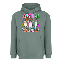 Sage Easter Hunting Squad Heavyweight Hoodie - CowhideDigitalArt
