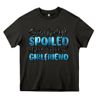 Asphalt somebodys spoiled blue collar girlfriend Heavy Core Tee - MaliasSmallBusiness