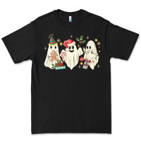 Black Christmas ghosts Premium Tee - MaliasSmallBusiness