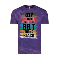 Cloud Purple Black Belt Martial Art Training Karate TaeKwonDo Vintage Tee - Bettercallsaul