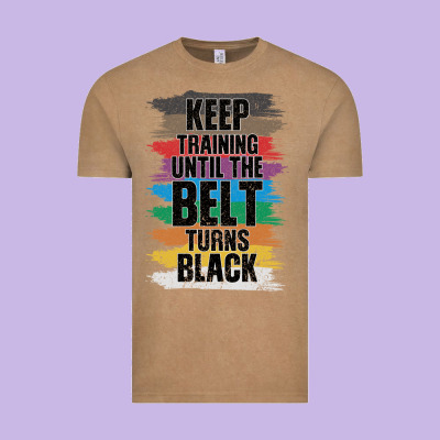 Black Belt Martial Art Training Karate Taekwondo Vintage Tee Designed By Bettercallsaul