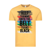 Vintage Mustard Black Belt Martial Art Training Karate TaeKwonDo Vintage Tee - Bettercallsaul