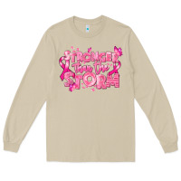 Mushroom stronger than the storm breast cancer Long Sleeve Tee - RanaPortraitStore