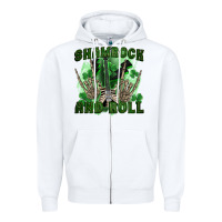 Shamrock And Roll Zipper Hoodie | Teevron