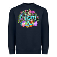 Navy Easter Mom  Happy Easter Day Heavyweight Sweatshirt - CowGirlArtShop