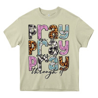 Mossy pray on it pray over it pray through it Heavy Core Tee - NancyCooperArtShop
