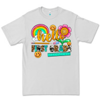 Dove Grey hello first grade Premium Tee - NancyCooperArtShop