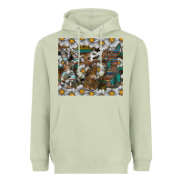 Matcha Easter Heavyweight Hoodie - CowhideDigitalArt