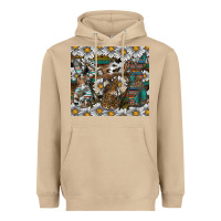 Mushroom Easter Heavyweight Hoodie - CowhideDigitalArt