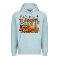 Blue Mist it's thankful y'all with truck bbs Premium Hoodie - BundleAndBundleShop