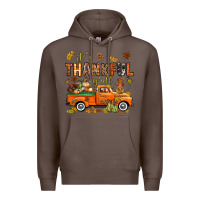 Coffee it's thankful y'all with truck bbs Premium Hoodie - BundleAndBundleShop