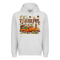 Dove Grey it's thankful y'all with truck bbs Premium Hoodie - BundleAndBundleShop