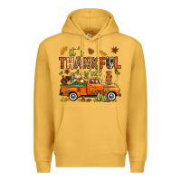 Mustard it's thankful y'all with truck bbs Premium Hoodie - BundleAndBundleShop