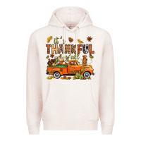 Pale Pink it's thankful y'all with truck bbs Premium Hoodie - BundleAndBundleShop