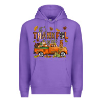 Purple it's thankful y'all with truck bbs Premium Hoodie - BundleAndBundleShop