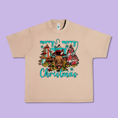 Merry Christmas Urban Heavy Tee Designed By Jahusdesignshop