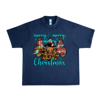 Navy merry christmas Urban Heavy Tee - JahusDesignShop