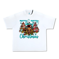 White merry christmas Urban Heavy Tee - JahusDesignShop