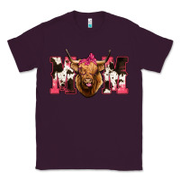 Plum Highland Cow Mom Classic Tee - Bettercallsaul