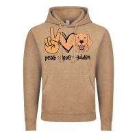 Vintage Coffee Peace Love Golden Vintage Hoodie - Bettercallsaul