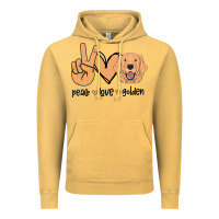 Vintage Mustard Peace Love Golden Vintage Hoodie - Bettercallsaul