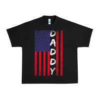 Black Daddy American Flag Urban Heavy Tee - Bettercallsaul
