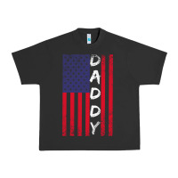 Pigment Black Daddy American Flag Urban Heavy Tee - Bettercallsaul