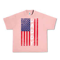 Salmon Daddy American Flag Urban Heavy Tee - Bettercallsaul
