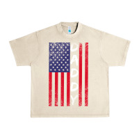 Sandshell Daddy American Flag Urban Heavy Tee - Bettercallsaul