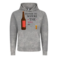 Cloud Rock HOME IS WHERE THE WINE IS Vintage Hoodie - Bettercallsaul