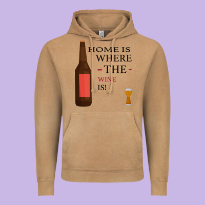 Home Is Where The Wine Is Vintage Hoodie Designed By Bettercallsaul