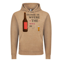 Vintage Coffee HOME IS WHERE THE WINE IS Vintage Hoodie - Bettercallsaul