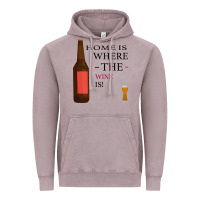 Vintage Zinc HOME IS WHERE THE WINE IS Vintage Hoodie - Bettercallsaul