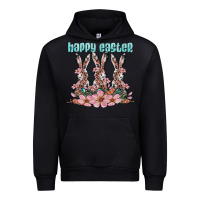 Black happy easter bunny Urban Hoodie - Artiststas