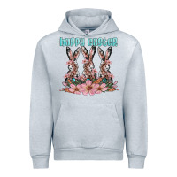 Heather Grey happy easter bunny Urban Hoodie - Artiststas