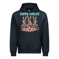 Navy happy easter bunny Urban Hoodie - Artiststas