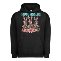 Pigment Black happy easter bunny Urban Hoodie - Artiststas