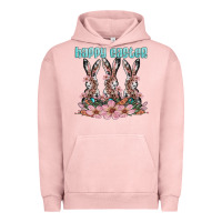 Pigment Salmon happy easter bunny Urban Hoodie - Artiststas
