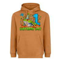 Meerkat birthday boy frog age 1 Heavyweight Hoodie - LillyAllenDesigns