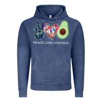 Vintage Denim PEACE LOVE AVOCADOS Vintage Hoodie - Bettercallsaul