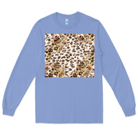 Colony Blue leopard Long Sleeve Tee - TumblerDesignByShophia