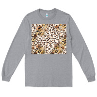 Heather Grey leopard Long Sleeve Tee - TumblerDesignByShophia