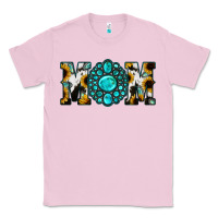 Bubblegum Pink Sunflower Turquoise Gemstone Cowhide Mom Classic Tee - Bettercallsaul