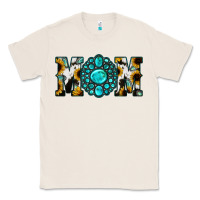 Natural Sunflower Turquoise Gemstone Cowhide Mom Classic Tee - Bettercallsaul
