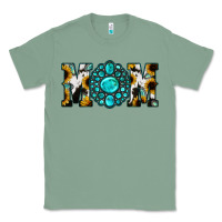 Sage Sunflower Turquoise Gemstone Cowhide Mom Classic Tee - Bettercallsaul