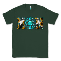 Sports Green Sunflower Turquoise Gemstone Cowhide Mom Classic Tee - Bettercallsaul
