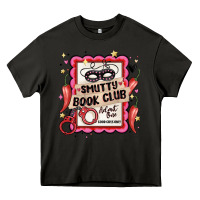 Asphalt smutty book club admit one good girls only Heavy Core Tee - MaliasSmallBusiness